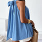Tied Detail Ruched Sleeveless Top