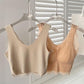 2 Pack Lace Scallop Trim V Neck Crop Tank Top