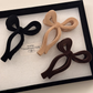 Black Bow Knot Velvet Large Hair Clip