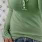 Button Detail Long Sleeve Top