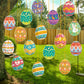 Ginger Easter Eggs Paper Decorative Pendant Set