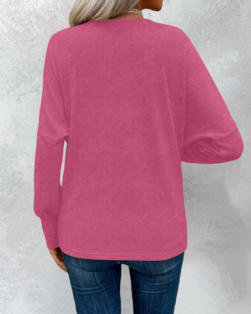 Cowl Neck Batwing Sleeve Ruched T Shirt Casual Slim Fit Top