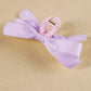 Orchid Petal Bow Decor Large Hair Claw Clip