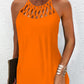 Sleeveless Hollow Out Casual Dress
