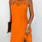 Sleeveless Hollow Out Casual Dress