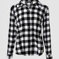 Plaid Pattern Button Down Shirts Long Sleeve Shackets Casual Blouse Top