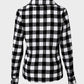 Plaid Pattern Button Down Shirts Long Sleeve Shackets Casual Blouse Top