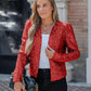 Sparkly Sequin Open Front Puff Sleeve Blazer Coat