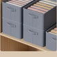 Medium Grey Thickened Compartment Foldable Clothes Storage Box