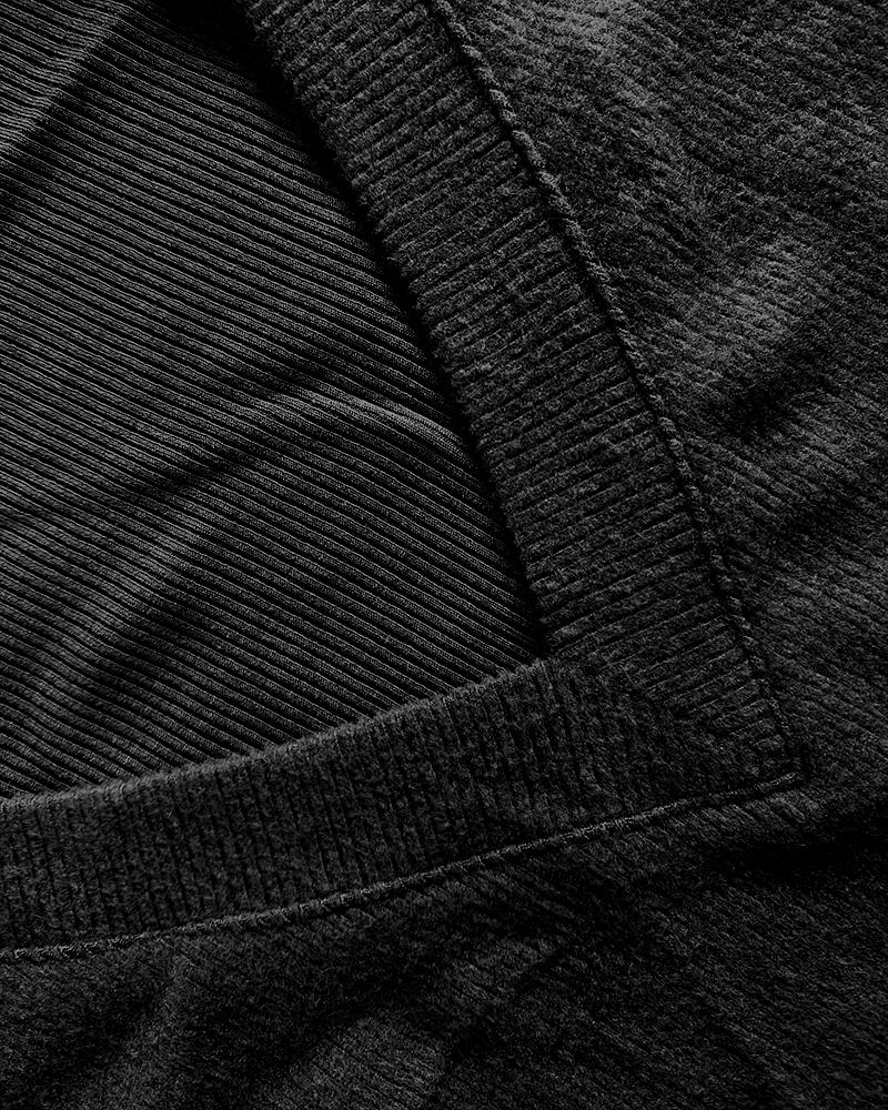 V Neck Short Sleeve Ribbed T Shirt Casual Slim Fit Top