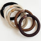 Camel 5Pcs Solid High Elastic Hair Tie