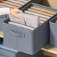 Medium Grey Thickened Compartment Foldable Clothes Storage Box