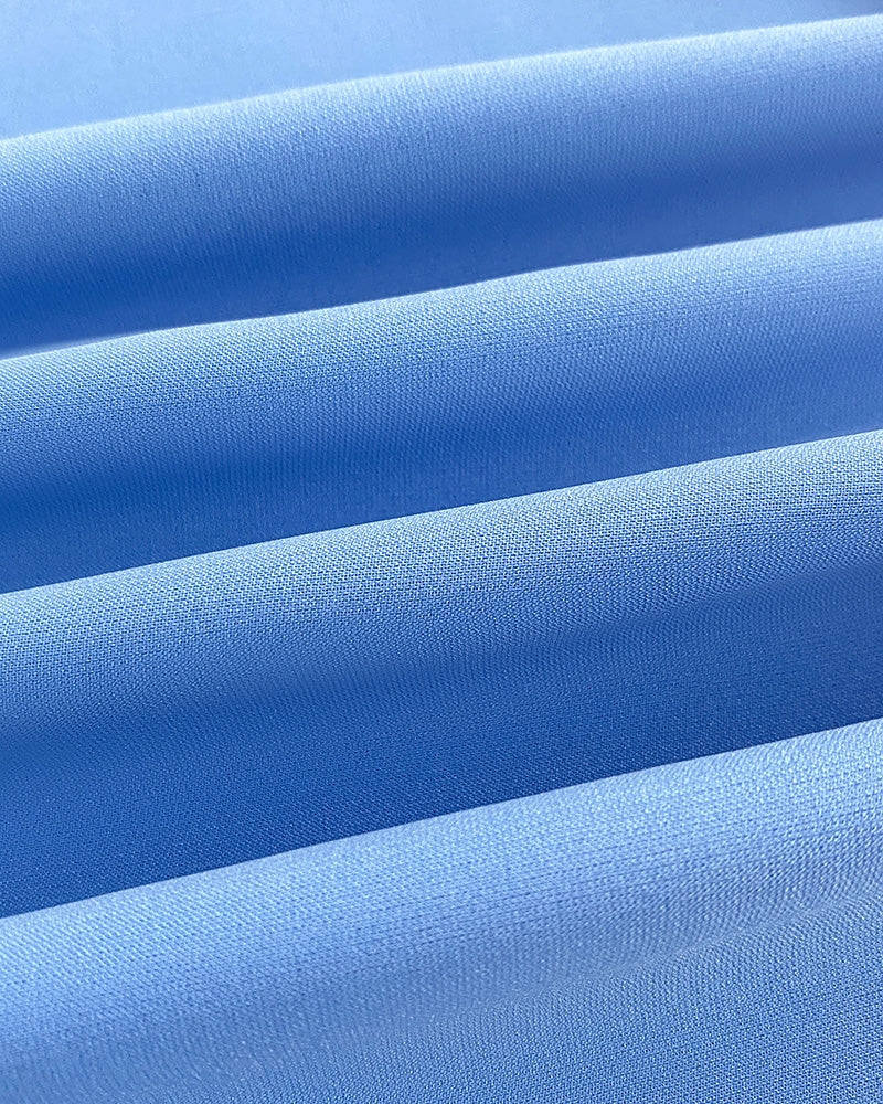 Halter Sleeveless Backless Maxi Dress Casual Shirred Slit Vacation Dress