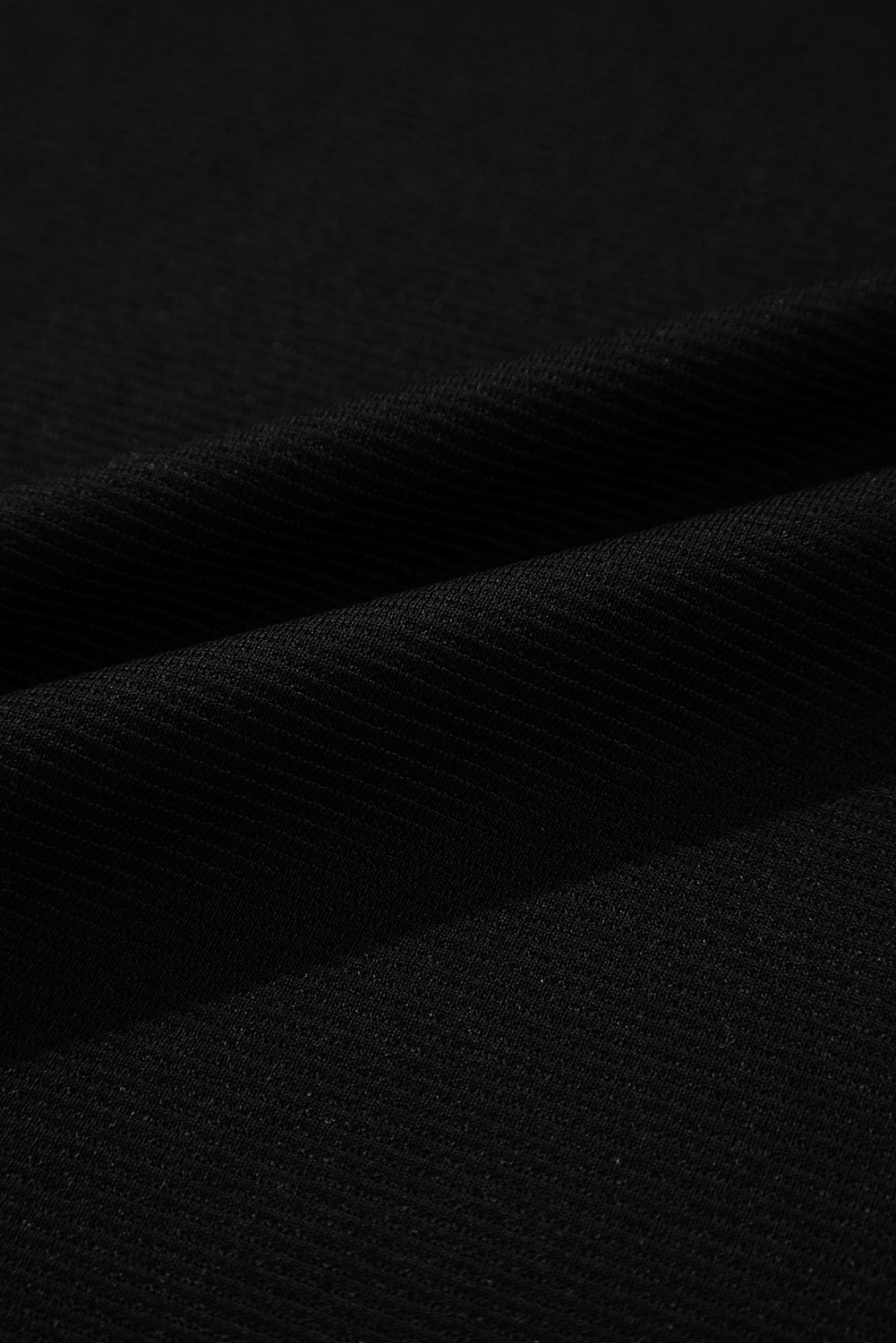 Black Solid Color Collared Slit Neck Sleeveless Mini Dress