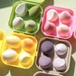Peach Blossom 4pcs Water Drop Shape Makeup Sponge