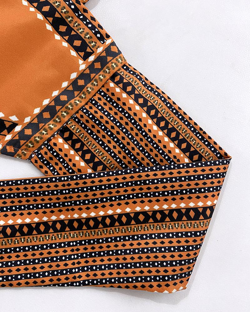 2 Pieces Outfit Floral Print Spaghetti Strap Sleeveless Tank and Casual Shorts Set