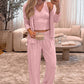 Light Pink 3-Piece Cozy Knit Lounge Set