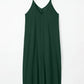 Duffel Green Spaghetti Straps Pocketed Slouchy Maxi Dress