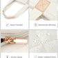 White Quilted Patchwork Large Tote Bag and Clutch 2pcs Set