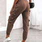 Pocket Design Cuffed Cargo Pants