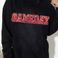 Black Sequined GAME DAY Rugby Football Season Sweatshirt