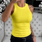 O Neck Knit Sleeveless Casual Top