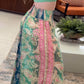 Floral Print High Waist Shirred Waist Pants Casual Wide Leg Pants