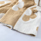Parchment Floral Printed Soft Throw Blanket 127*152cm