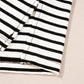 Black Stripe Chest Pocket Patch Round Neck Tank Top