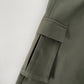 Colorblock Waist Pocket Design Active Pants Casual Straight Leg Cargo Pants
