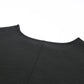 Black Smocked Wrist Shift Top