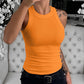 O Neck Knit Sleeveless Casual Top