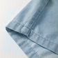Beau Blue Washed Chambray Drawstring Elastic Waist Plus Size Shorts