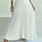 Square Neck Spaghetti Strap Pleated Maxi Dress Back Tied Detail Casual Flowy Long Dress