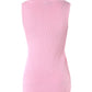 V Neck Sleeveless Ribbed Basics Knit Tank Top