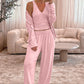 Light Pink 3-Piece Cozy Knit Lounge Set