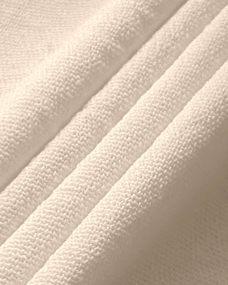 3 Pieces Outfit Solid Off Shoulder Split Sleeve Convertible Crop Top and Casual Elastic Waist Skorts Set With Bandeau(Without Belt)