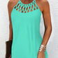 Sleeveless Hollow Out Casual Dress