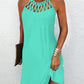 Sleeveless Hollow Out Casual Dress