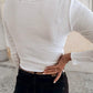 V Neck Long Sleeve Slim Fit Ribbed T Shirt Casual Basic Knit Top