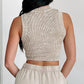 2 Pack Washed Seamless Sleeveless Rib Knit Crop Top