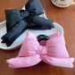Pink Puffy Bow Knot Large Hair Clip