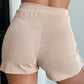 Jet Stream Corded Elastic High Waist Wrap Skort