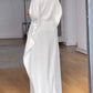 V Neck Half Sleeve Front Slit Maxi Dress Casual Loose Fit Vacation Dress