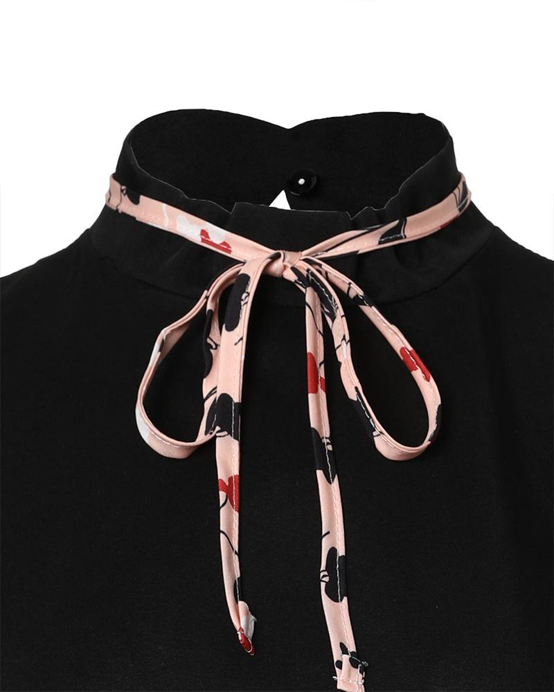 Print Round Neck Tank Top & Shorts Set