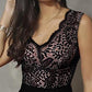 V Neck Lace Bodice Sleeveless Jumpsuits