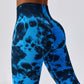Seamless Butt Lift High Waist Tie Dye Yoga Pants Workout Leggings