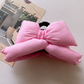 Pink Puffy Bow Knot Large Hair Clip