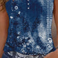 Floral Print Sleeveless Casual Tank Top