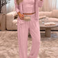 Light Pink 3-Piece Cozy Knit Lounge Set